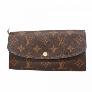 Louis Vuitton Wallet Monogram Portefeuille Emily Rose Velours Rose Ballerine